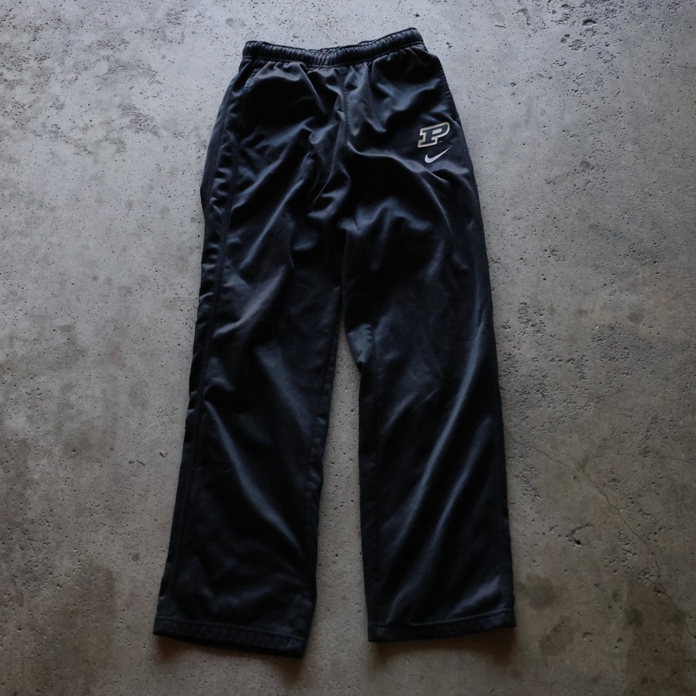 Nike Therma-Fit Purdue Boilermakers Track Pants Youth Size XL Black Sweatpants